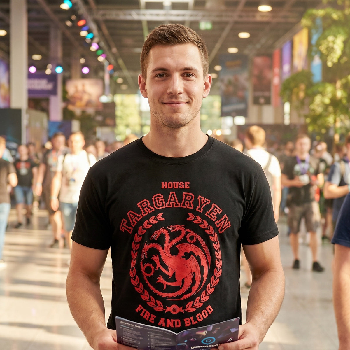 Produktbild Game of Thrones - Targaryen Wappen T-Shirt schwarz