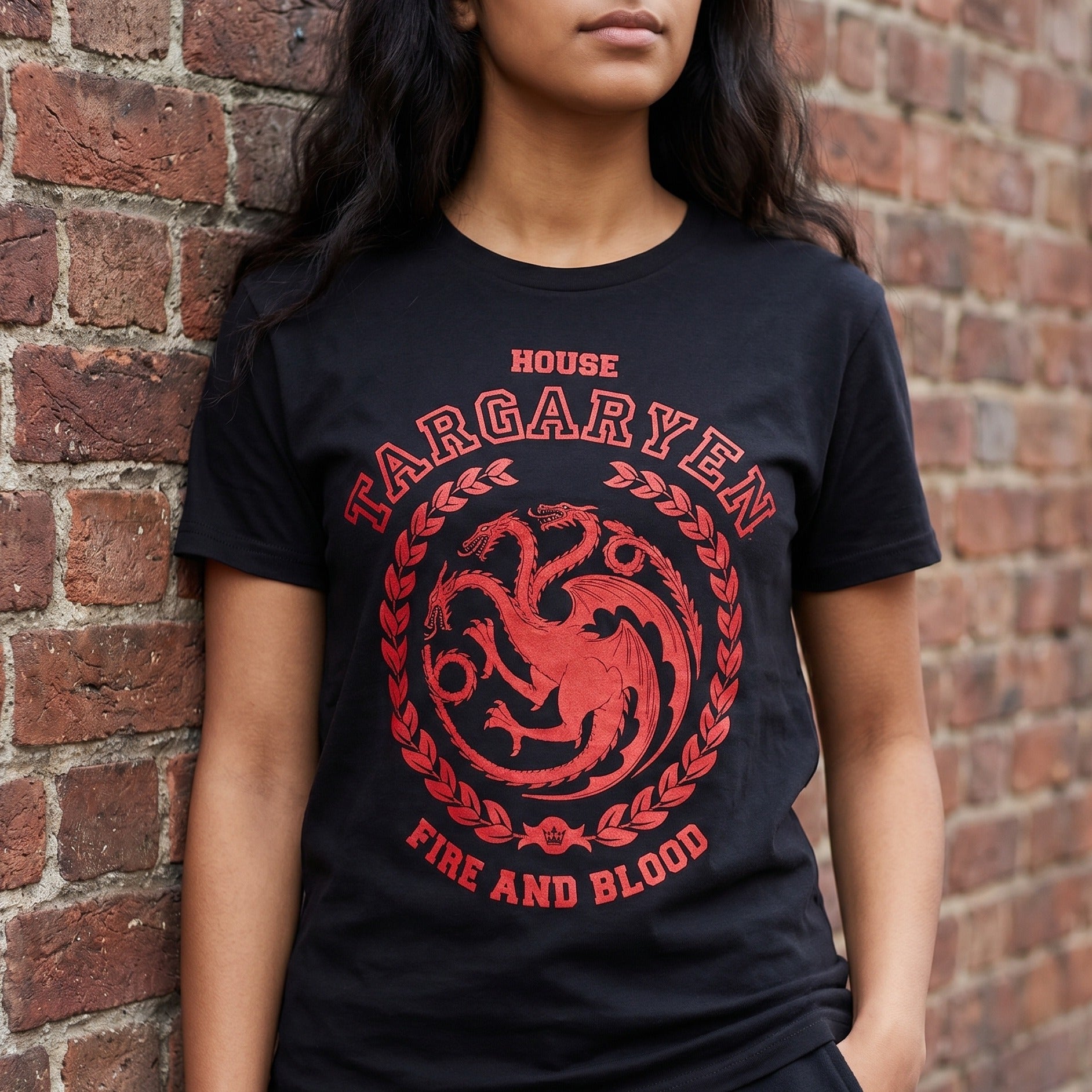 Produktbild Game of Thrones - Targaryen Wappen T-Shirt schwarz