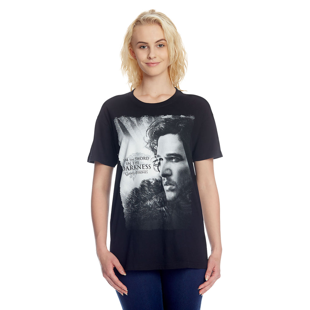 Produktbild Game of Thrones - Jon Snow Sword in Darkness T-Shirt schwarz
