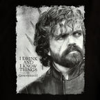 Produktbild Game of Thrones - Tyrion Drink And Know Things T-Shirt schwarz
