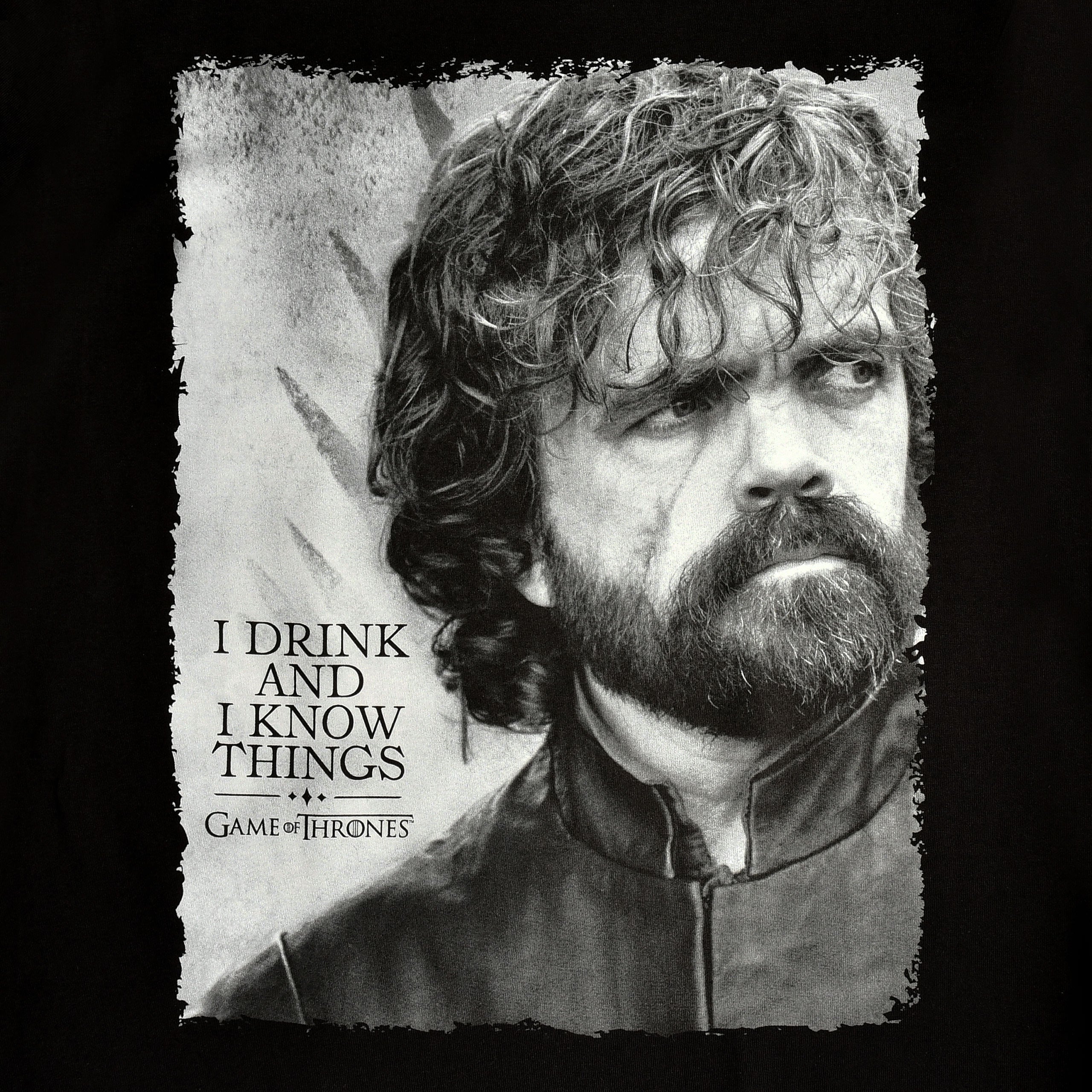 Product image Game of Thrones - Tyrion Drink And Know Things T-Shirt black