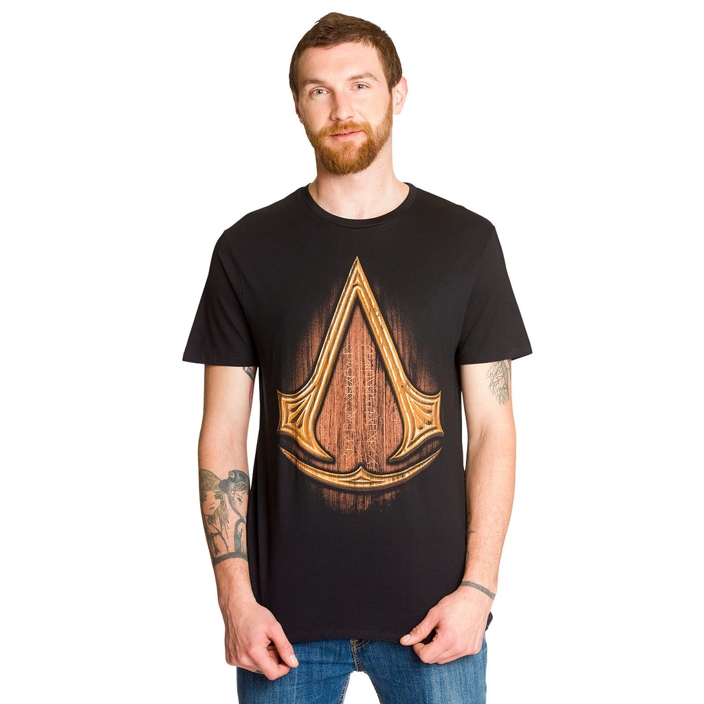 Produktbild Assassins Creed - Insignia Wood T-Shirt schwarz