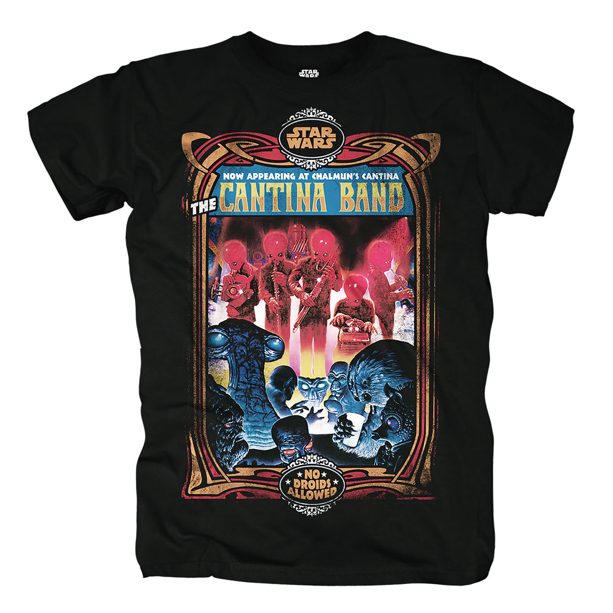 Produktbild Star Wars - Chalmuns Cantina Band T-Shirt schwarz