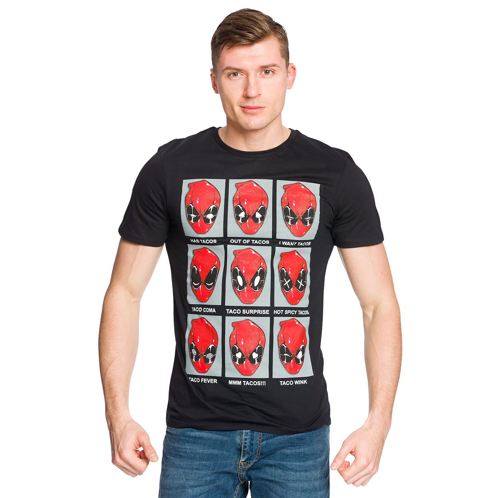 Produktbild Deadpool - Emotions T-Shirt schwarz
