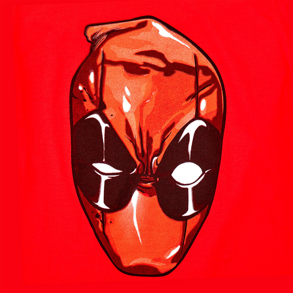 Produktbild Deadpool - Head Girlie Shirt rot