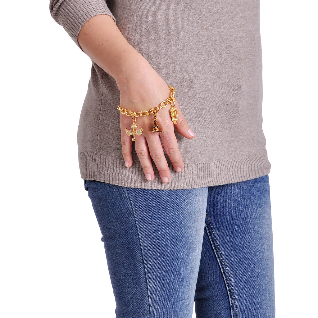 Produktbild Harry Potter - Geflügelter Schlüssel Lumos Charm Anhänger