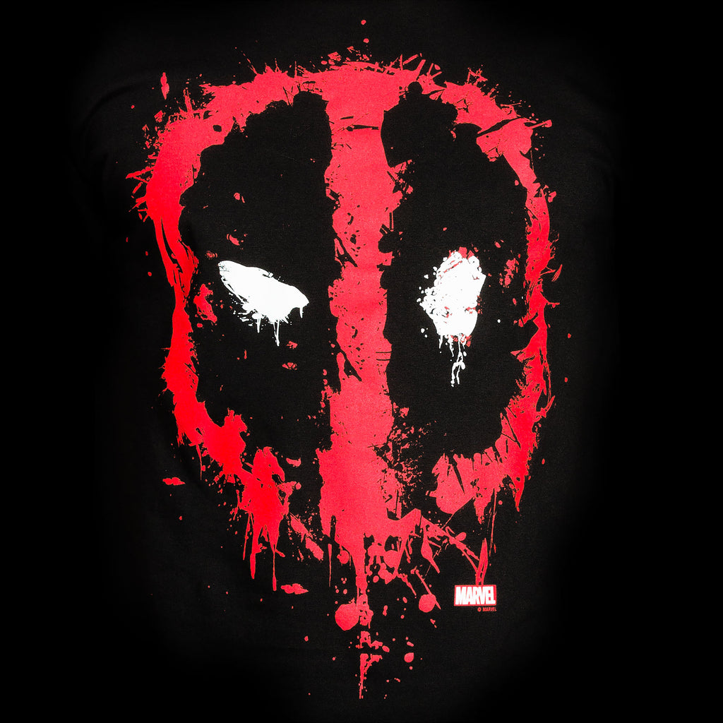 Produktbild Deadpool - Happy Face T-Shirt schwarz