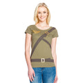 Produktbild Zelda - Link Cosplay Girlie Shirt oliv