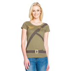 Produktbild Zelda - Link Cosplay Girlie Shirt oliv