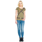 Produktbild Zelda - Link Cosplay Girlie Shirt oliv