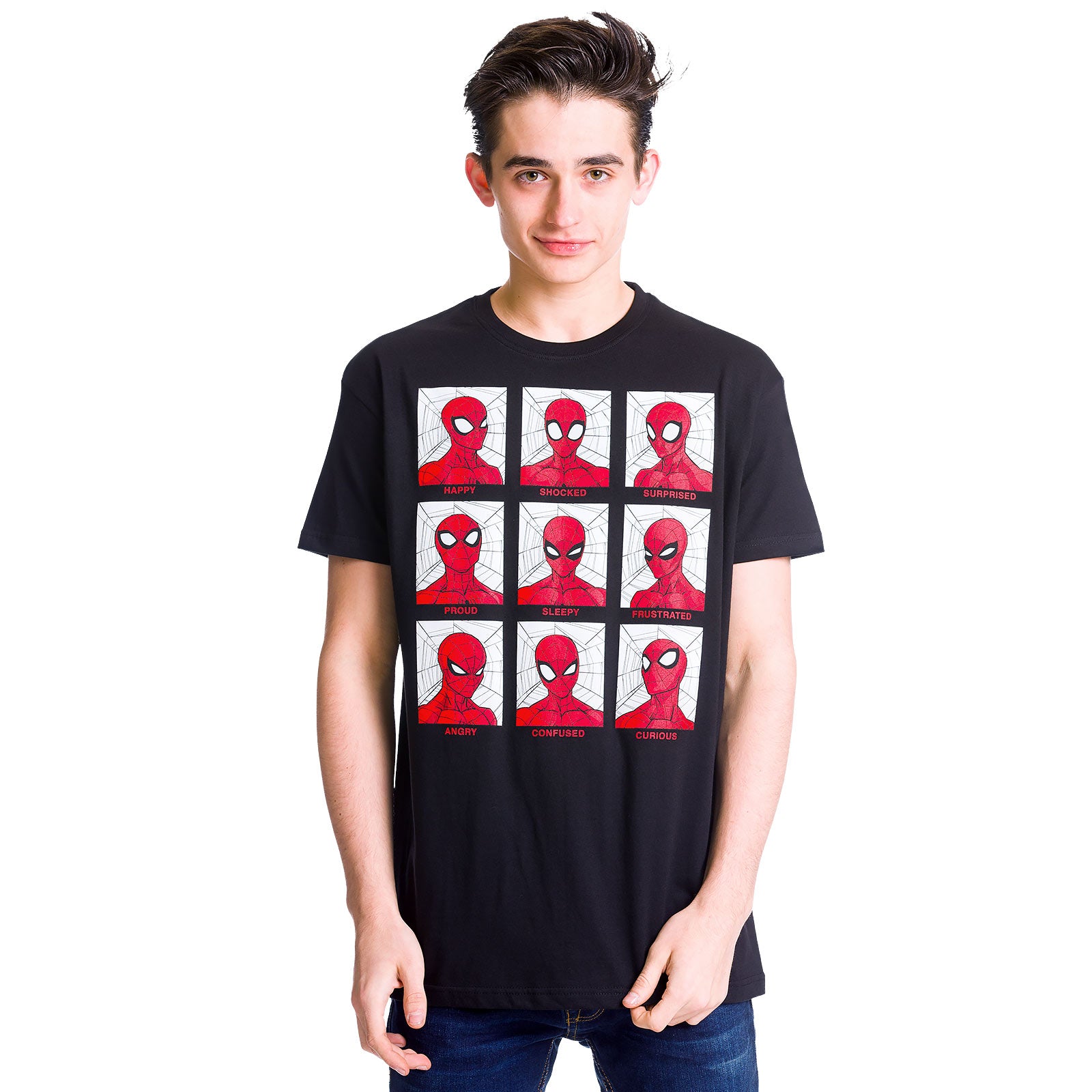 Produktbild Spider-Man - Emotions T-Shirt schwarz