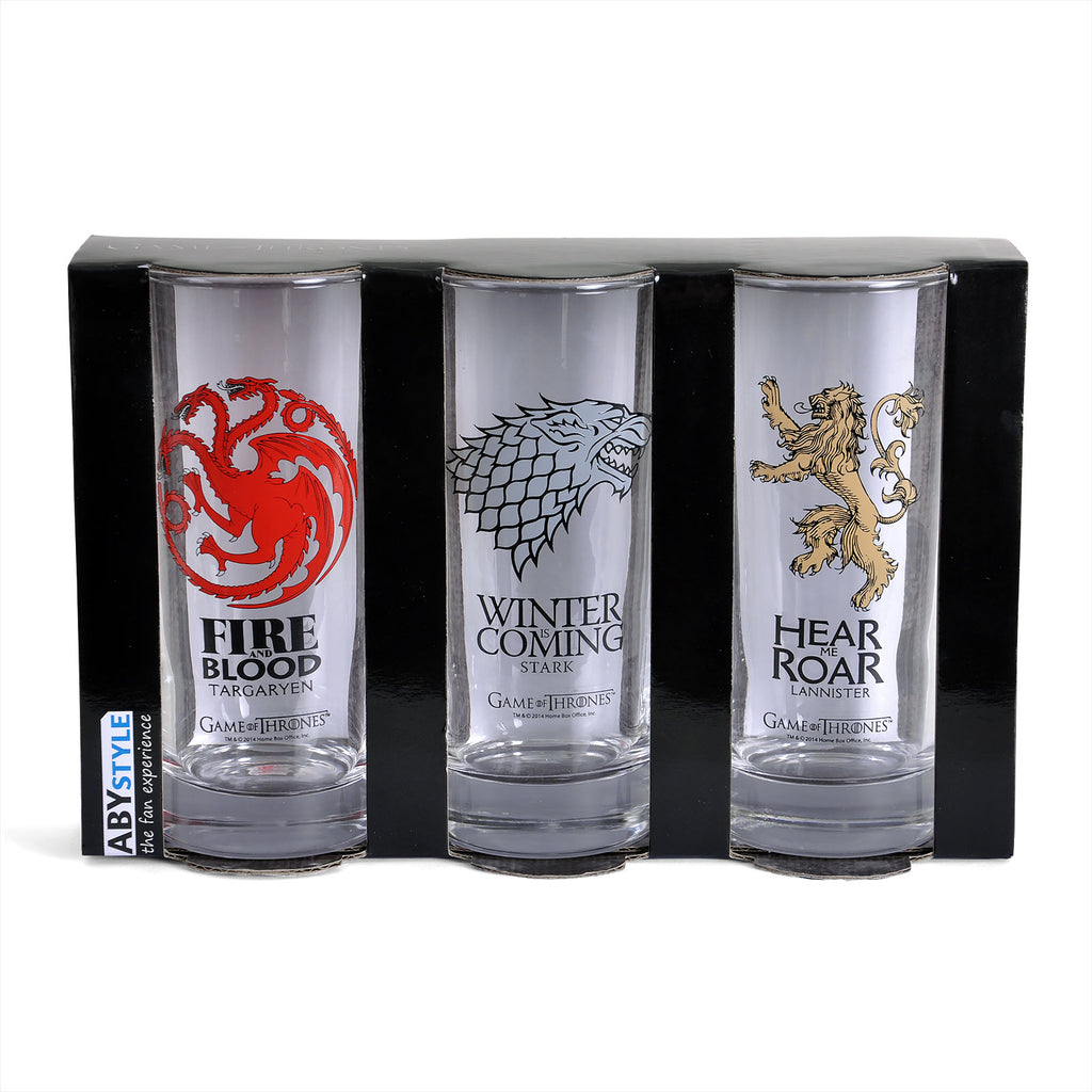 Produktbild Game of Thrones - Wappen Gläser-Set