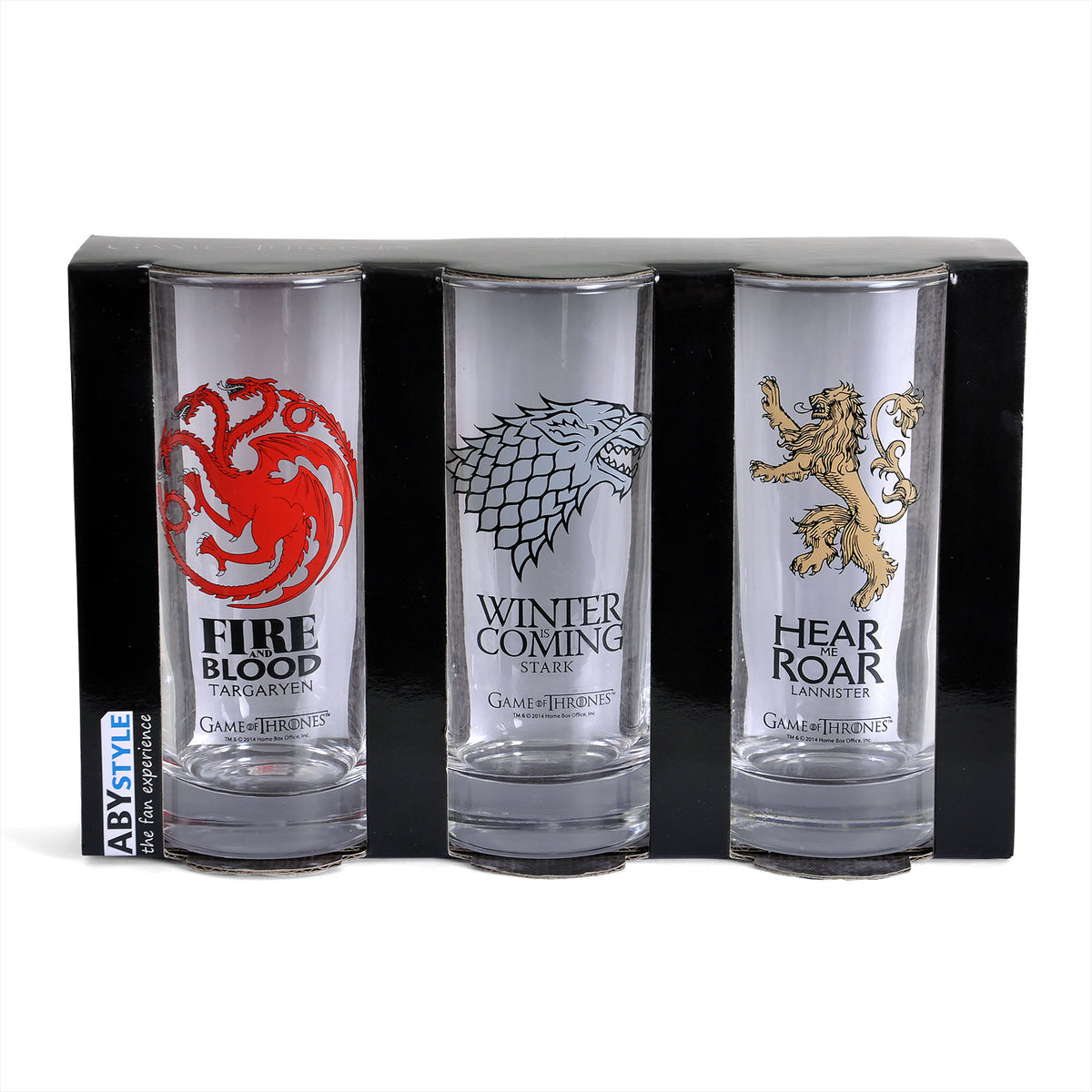 Produktbild Game of Thrones - Wappen Gläser-Set