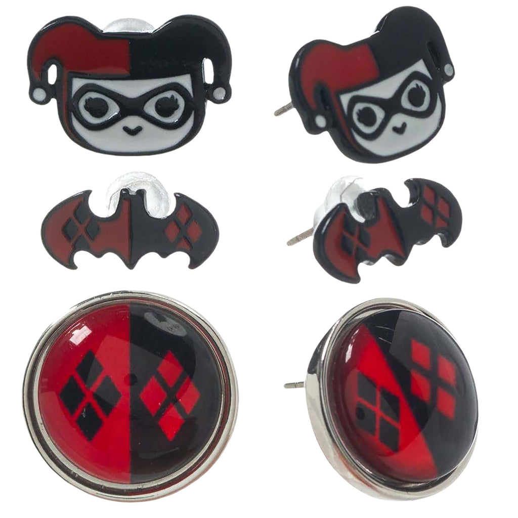 Produktbild Harley Quinn - Ohrstecker Set