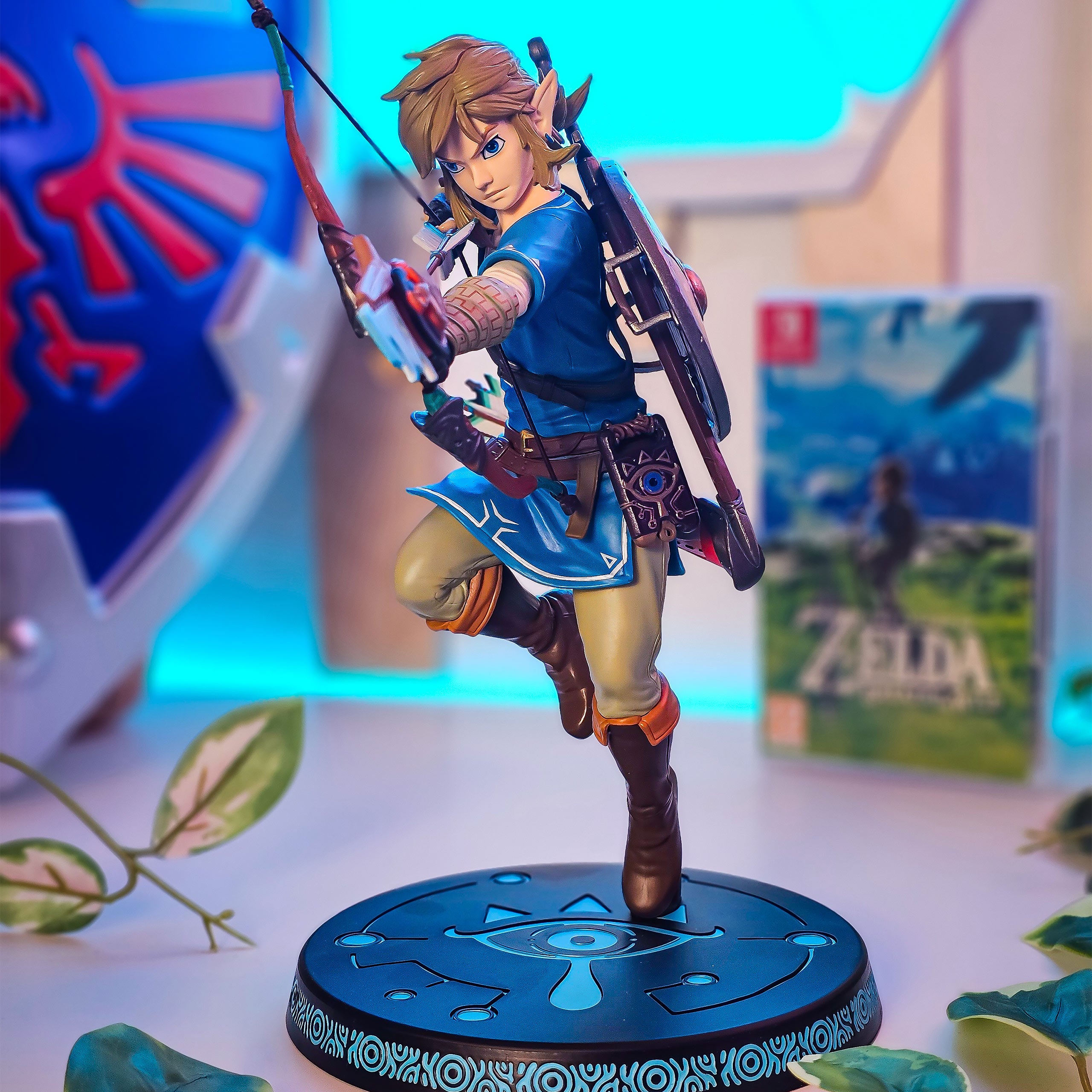 Produktbild Zelda - Link Breath of the Wild Figur mit Diorama