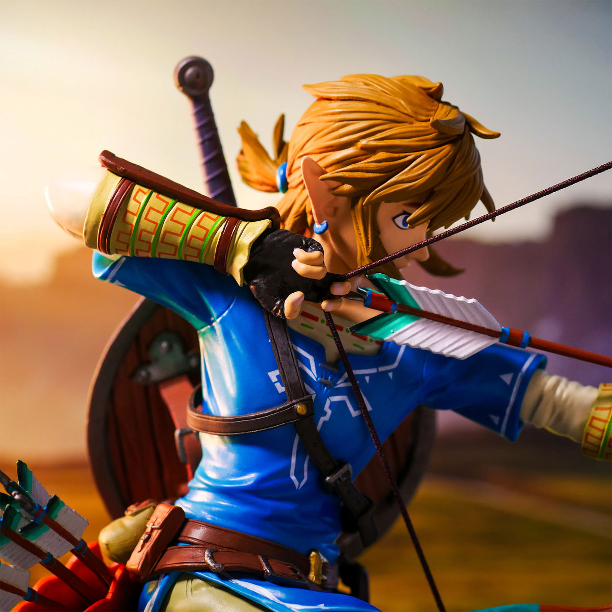 Produktbild Zelda - Link Breath of the Wild Figur mit Diorama