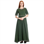 Produktbild Mittelalter Kleid Ennlin mit Kurzarm grün
