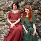 Produktbild Mittelalter Kleid Ennlin mit Kurzarm grün