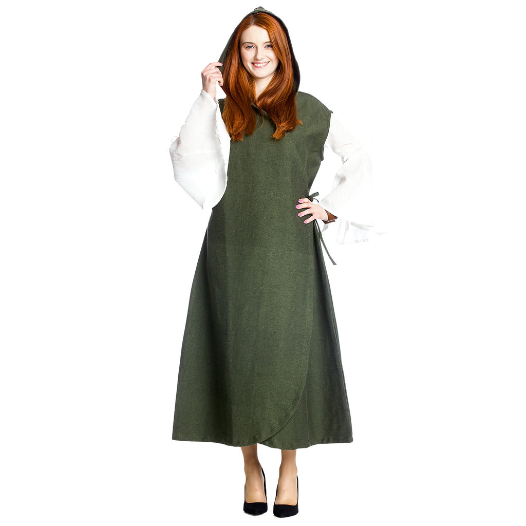 Produktbild Mittelalter Wickelkleid Gerlin grün