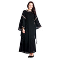 Produktbild Mittelalter Kleid Ida mit Trompetenärmel schwarz