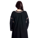 Produktbild Mittelalter Kleid Ida mit Trompetenärmel schwarz