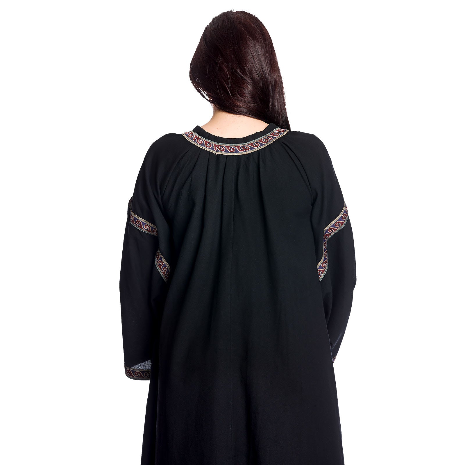 Produktbild Mittelalter Kleid Ida mit Trompetenärmel schwarz