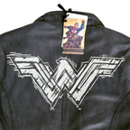 Produktbild Wonder Woman - Logo Lederjacke grau