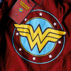 Produktbild Wonder Woman - Logo Lederjacke mit Kapuze blau