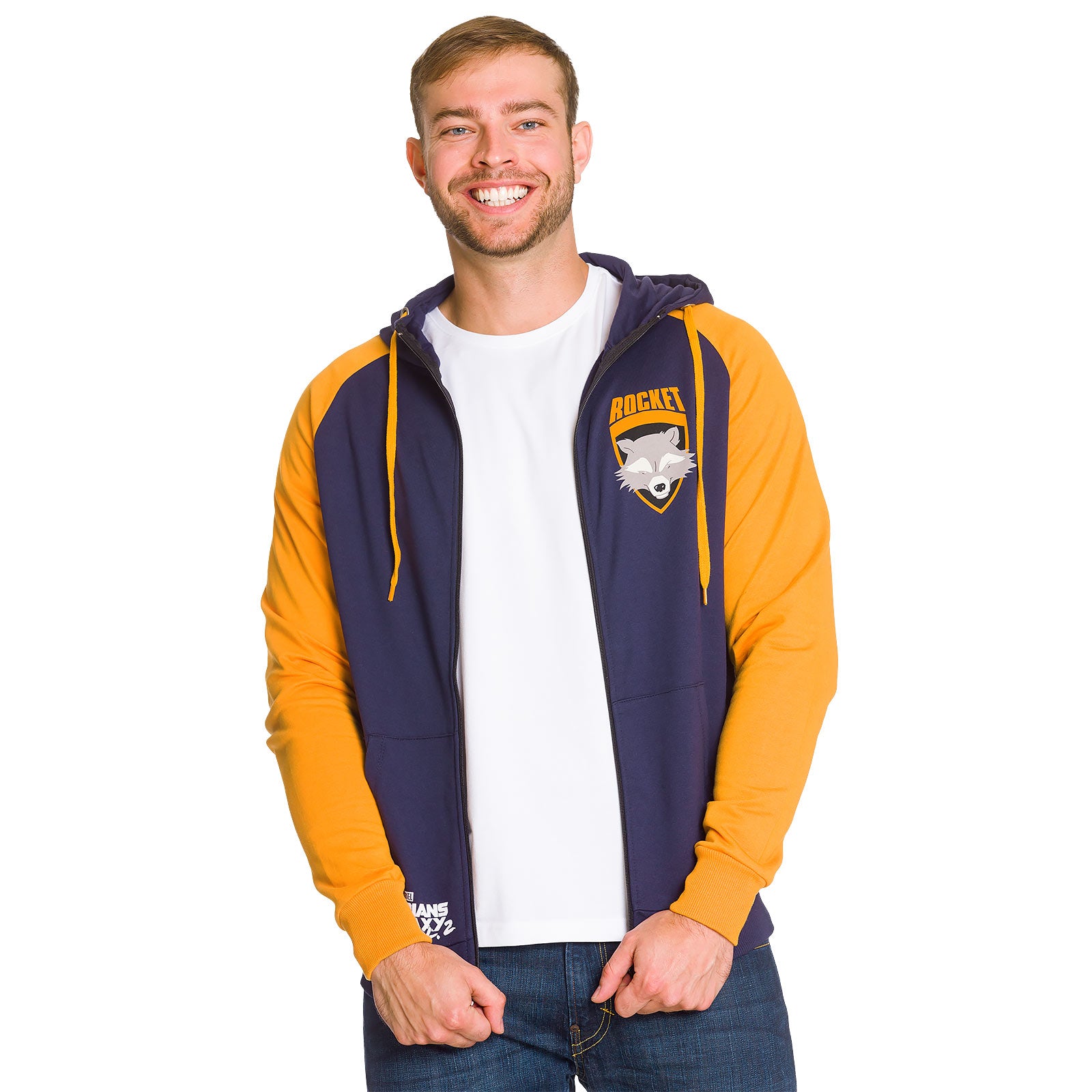 Produktbild Guardians of the Galaxy - Rocket Raccoon Kapuzenjacke blau