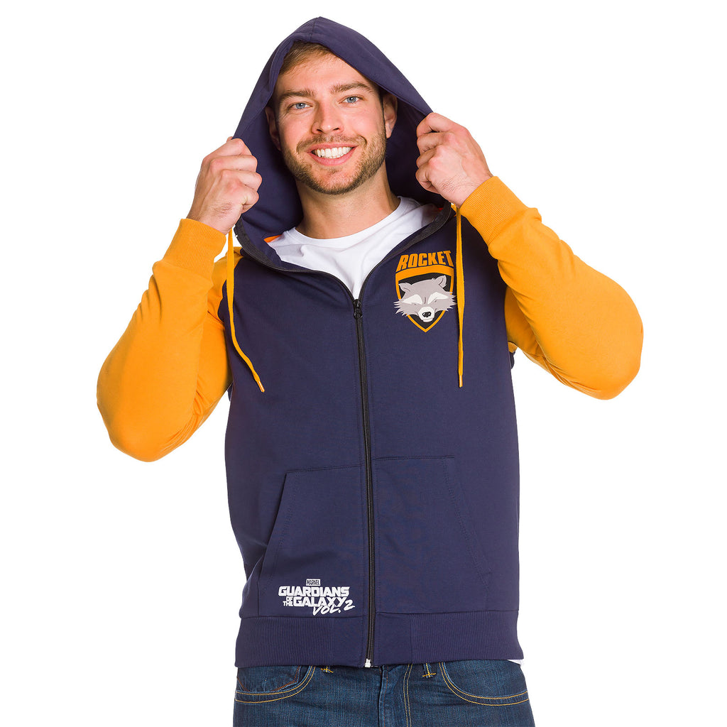 Produktbild Guardians of the Galaxy - Rocket Raccoon Kapuzenjacke blau