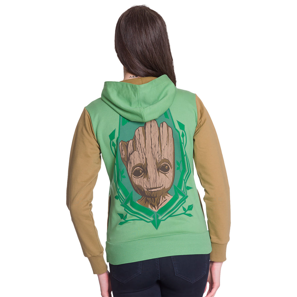 Produktbild Guardians of the Galaxy - Groot Kapuzenjacke Damen grün