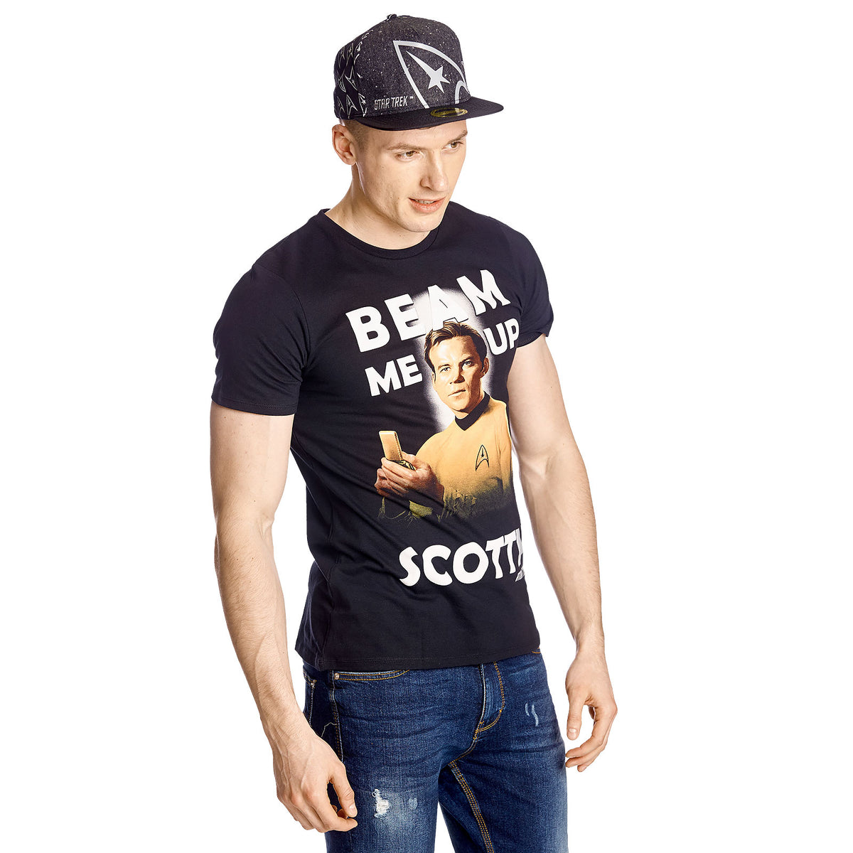 Produktbild Star Trek - Kirk Beam Me Up T-Shirt schwarz
