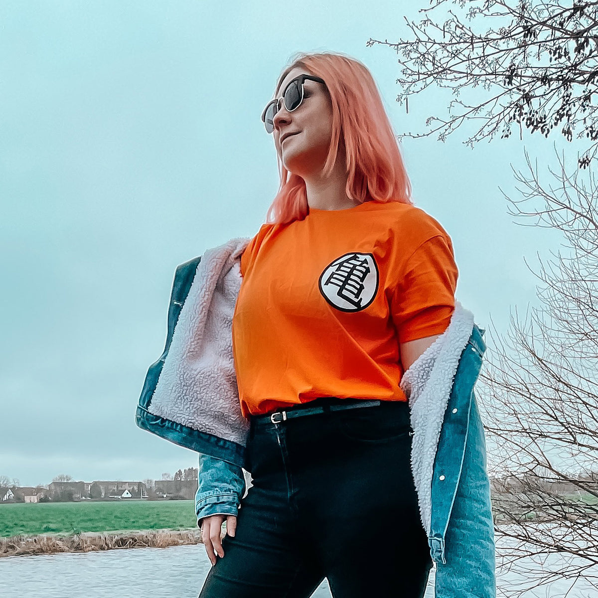 Produktbild Dragon Ball - Kaio Distressed T-Shirt orange