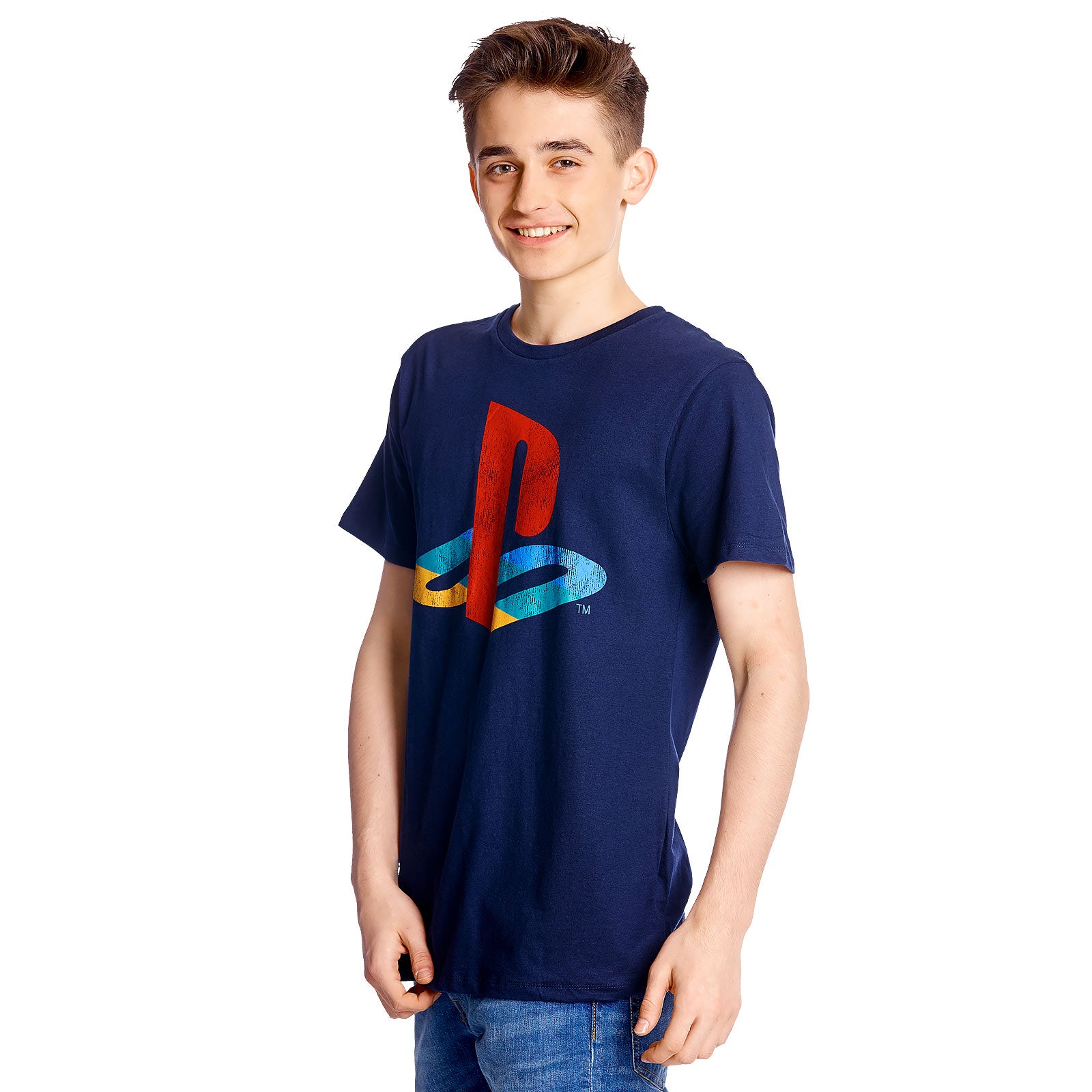 Produktbild PlayStation - Logo T-Shirt blau