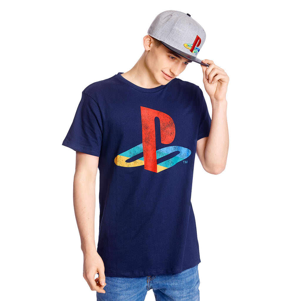 Produktbild PlayStation - Logo T-Shirt blau