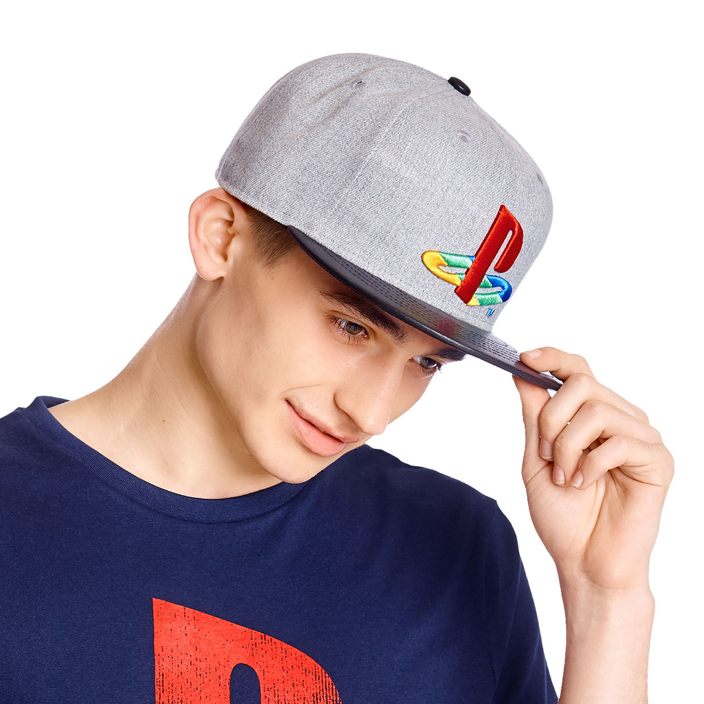 Produktbild PlayStation - Logo Snapback Cap grau