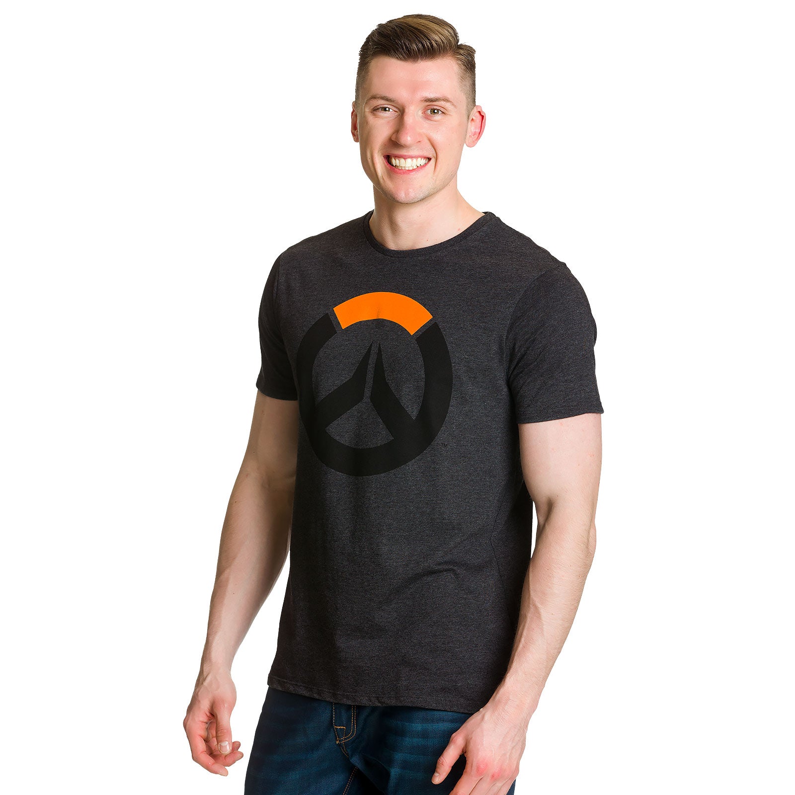 Produktbild Overwatch - XL Logo T-Shirt grau