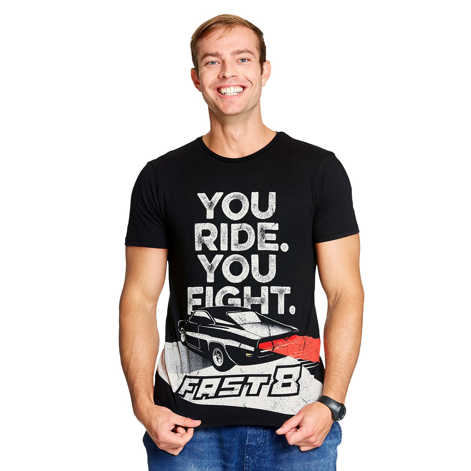 Produktbild Fast & Furious - You Ride You Fight T-Shirt grau