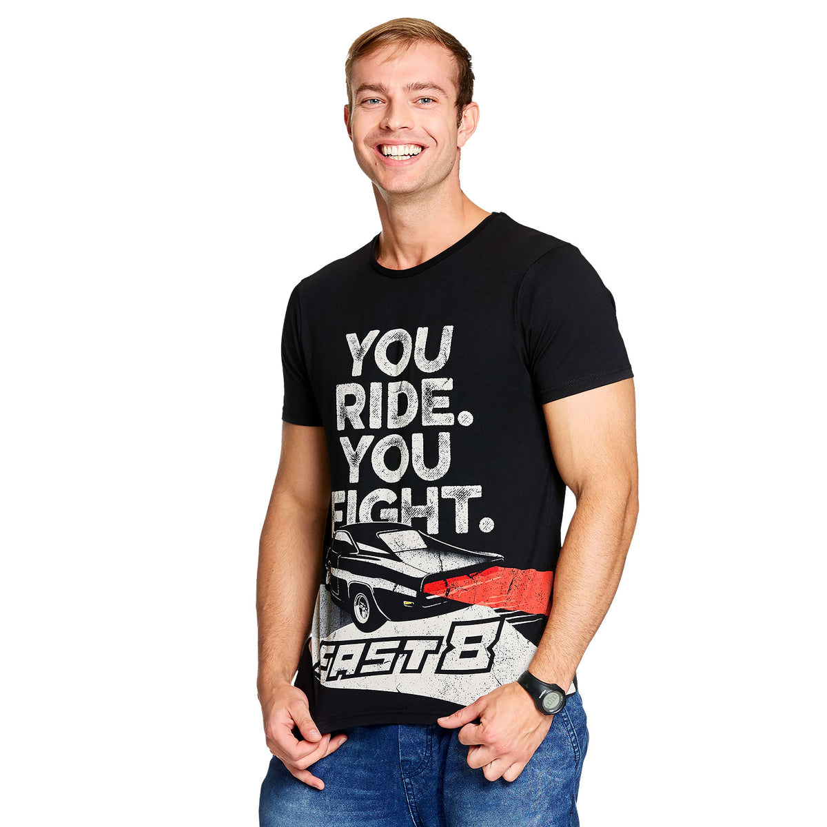 Produktbild Fast & Furious - You Ride You Fight T-Shirt grau