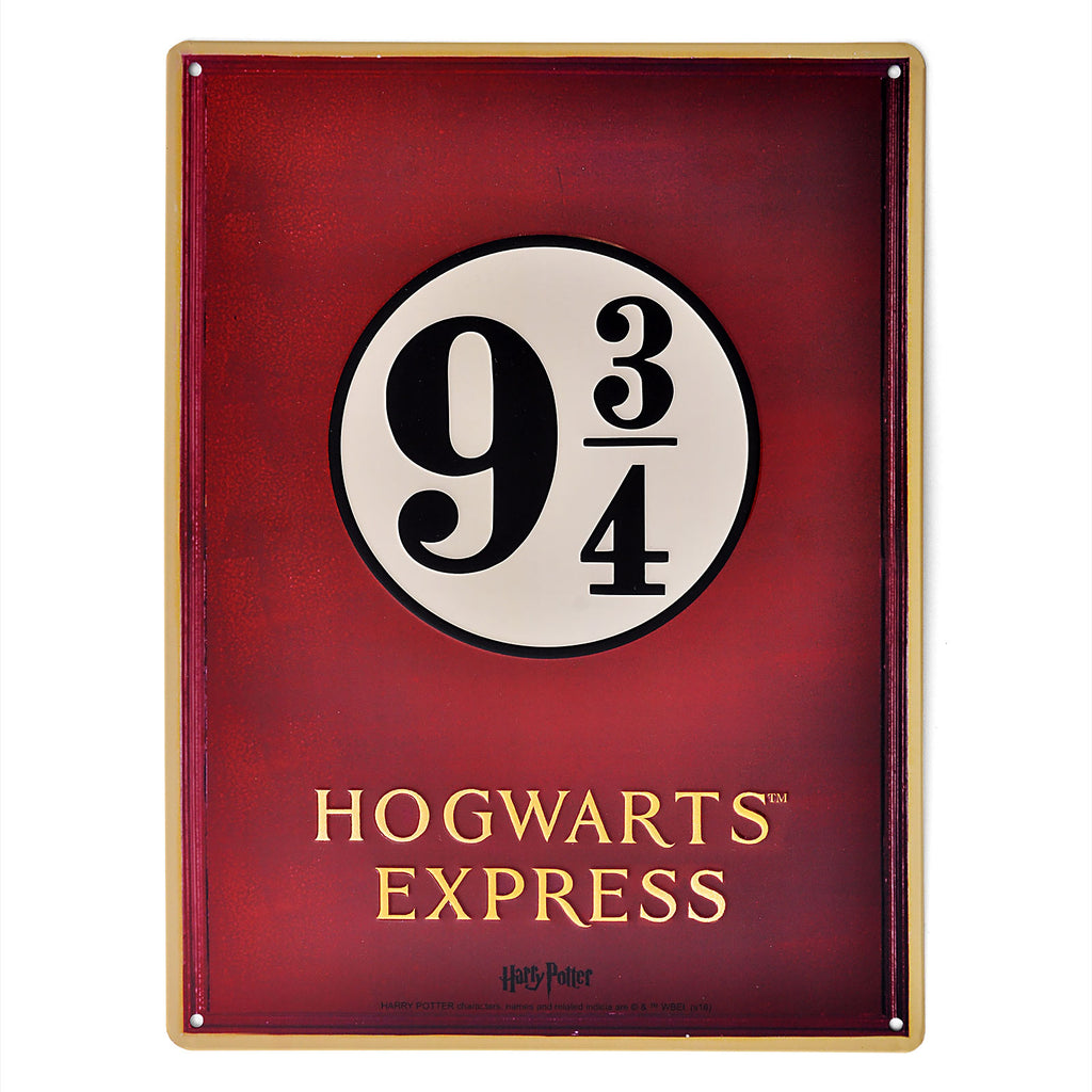Produktbild Harry Potter - Gleis 9 3/ 4 Hogwarts Express Schild