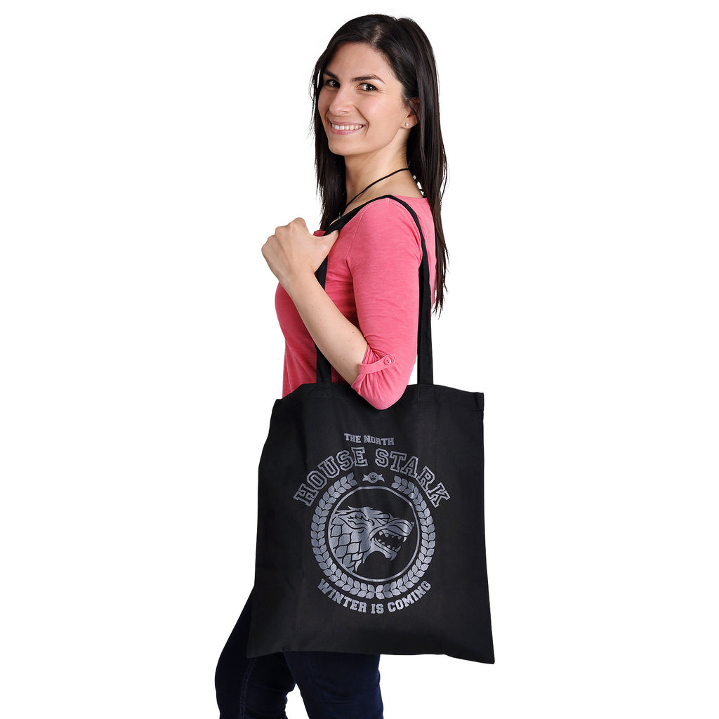 Produktbild Game of Thrones - Stark Wappen Jutebeutel