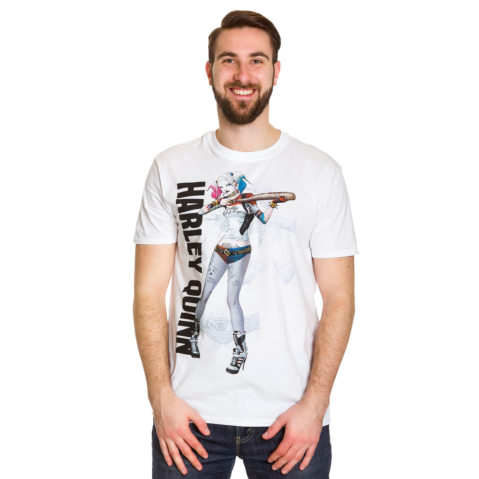 Produktbild Suicide Squad - Harley Quinn Poster T-Shirt weiß