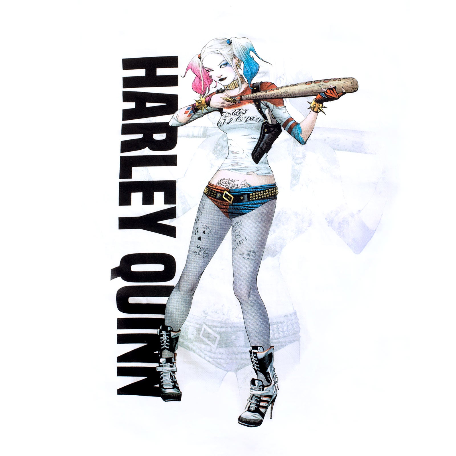 Produktbild Suicide Squad - Harley Quinn Poster T-Shirt weiß