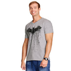 Produktbild Batman - Dripping Logo T-Shirt grau