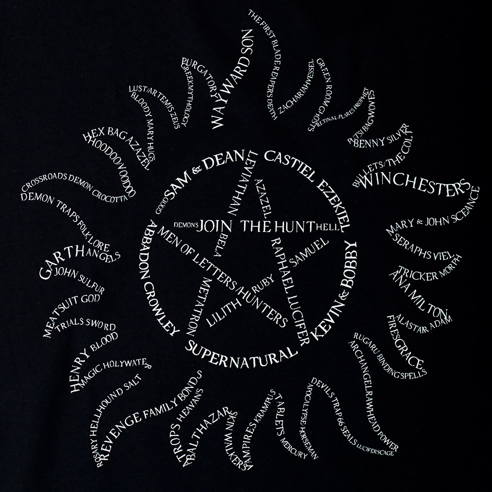 Produktbild Supernatural - Anti Possession Symbol T-Shirt schwarz