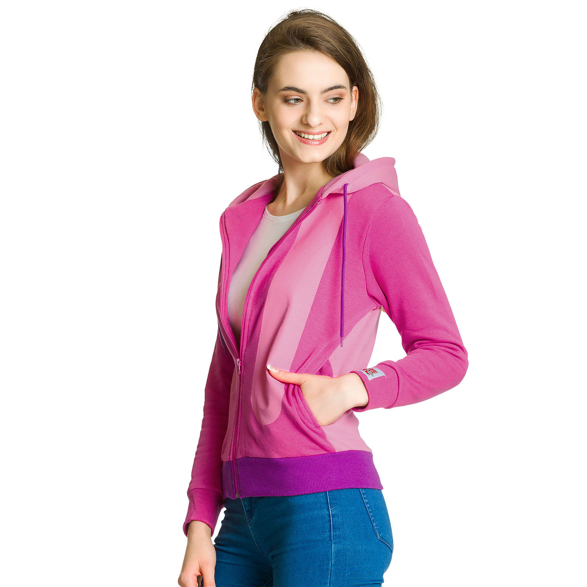 Produktbild Adventure Time - Princess Bubblegum Kapuzenjacke Damen pink