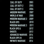 Produktbild Call of Duty - Skull Tour T-Shirt schwarz