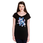 Produktbild Lilo & Stitch - Stitch T-Shirt Damen Loose Fit schwarz