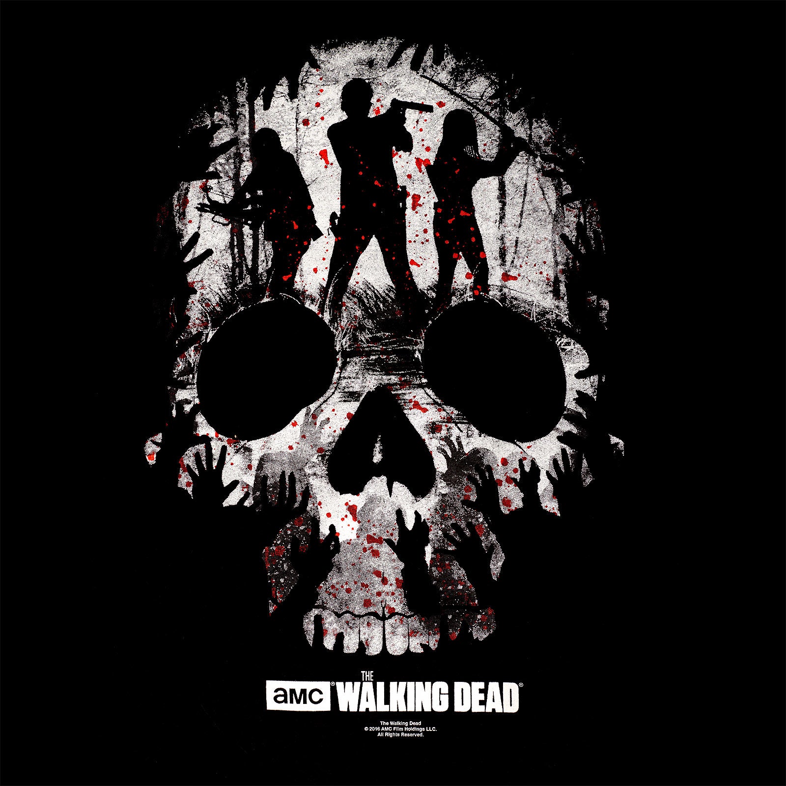 Produktbild Walking Dead - Skull T-Shirt Damen