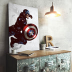 Produktbild Captain America - Civil War Metall Poster